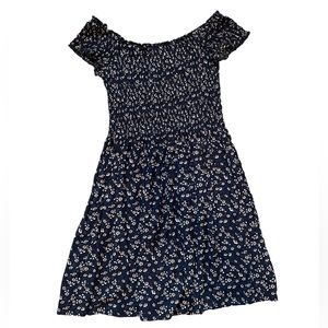Brandy Melville: Navy Blue Floral Dress